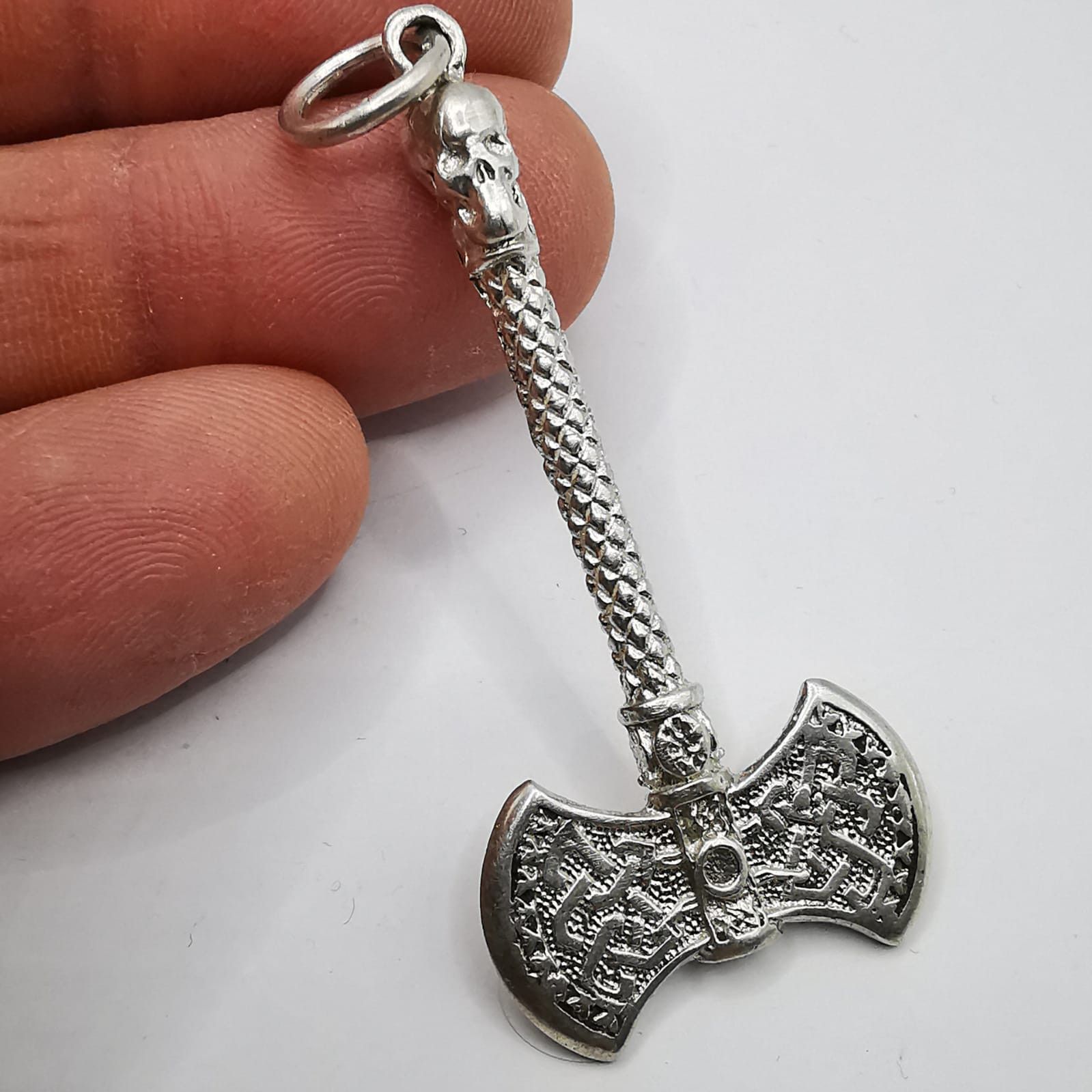 Vintage Pendant Warrior S Axe 925 Sterling Silver Jewelry