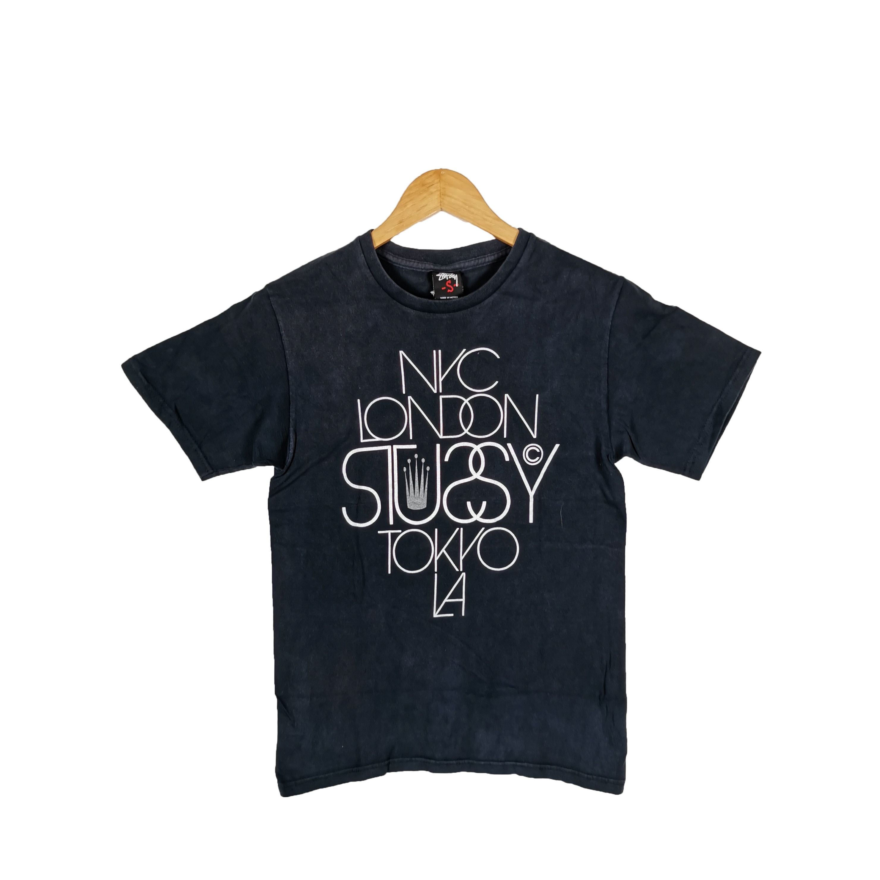 Vintage 90s Stussy T Shirt Stussy New York Crewneck Tees Hoodie, Sweatshirt | FlexRushtees.com