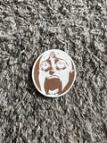 Vintage Screaming Man Sticker