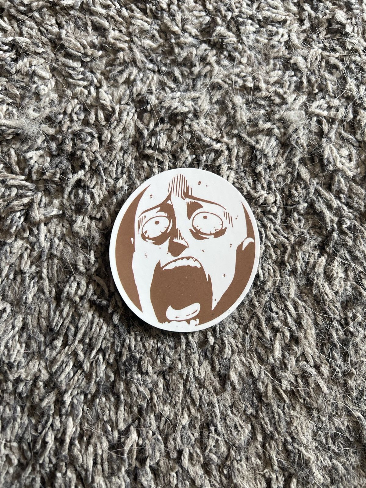 Vintage Screaming Man Sticker