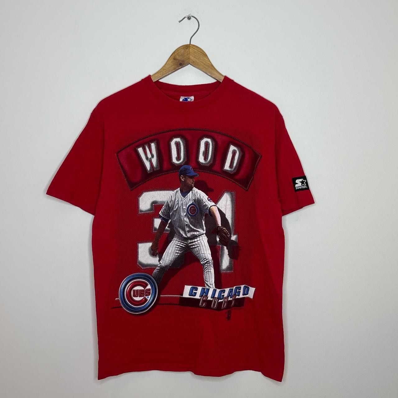 Starter Vintage Kerry Wood Chicago Cubs 1998 Starter Tee Shirt