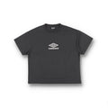 Umbro Dark Grey Embroidered Og Logo Oversized T Shirt Hoodie, Sweatshirt | FlexRushtees.com