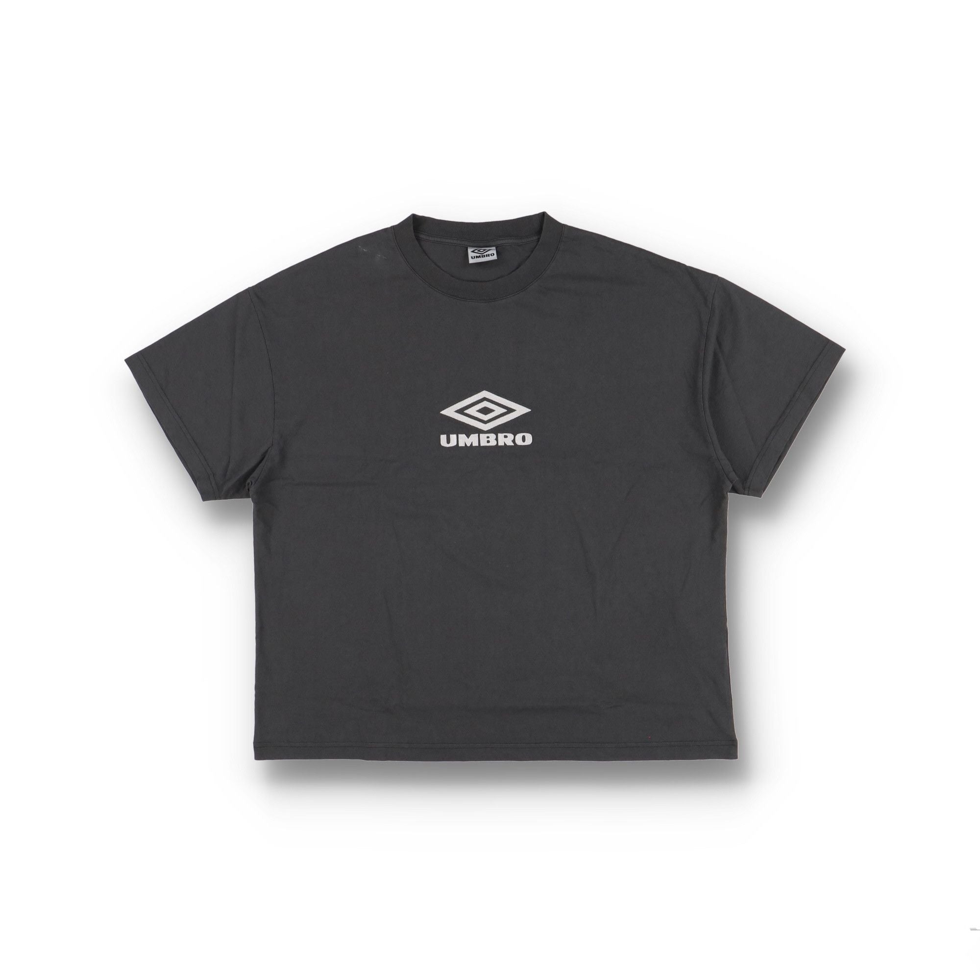 Umbro Dark Grey Embroidered Og Logo Oversized T Shirt Hoodie, Sweatshirt | FlexRushtees.com