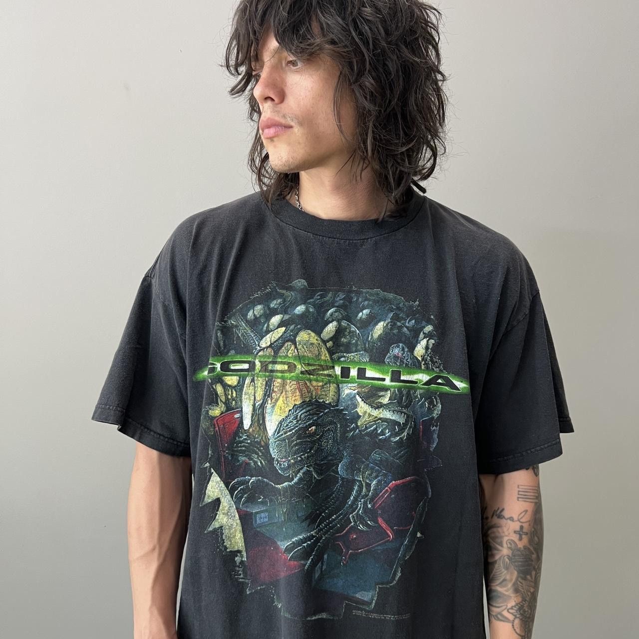 Rare Vintage 98 Godzilla Movie Promo Tee Xxl Hoodie, Sweatshirt | FlexRushtees.com