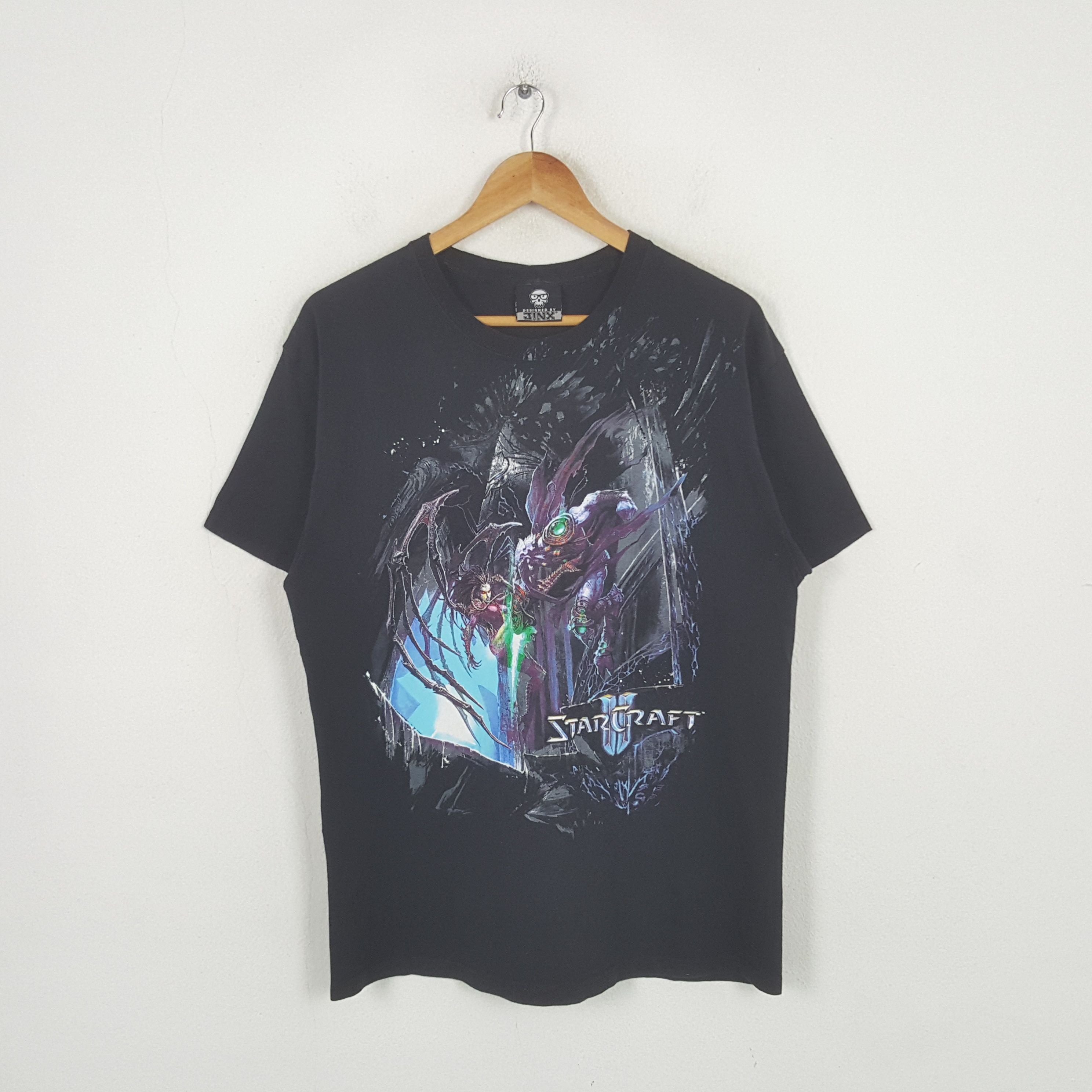 Playstation Vintage Star Craft Blizzard Video Playstation Tshirt Rr4