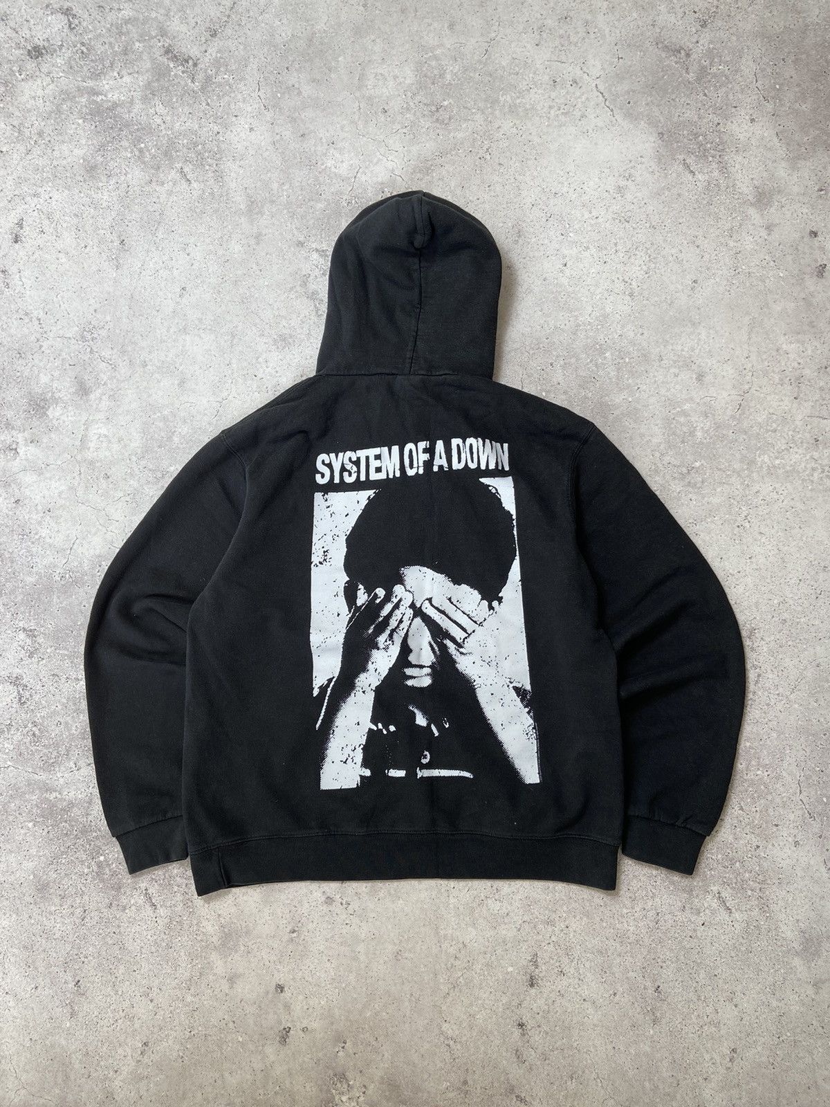 Band Tees Vintage System Of A Down Hoodie Sweatshirt | FlexRushtees.com