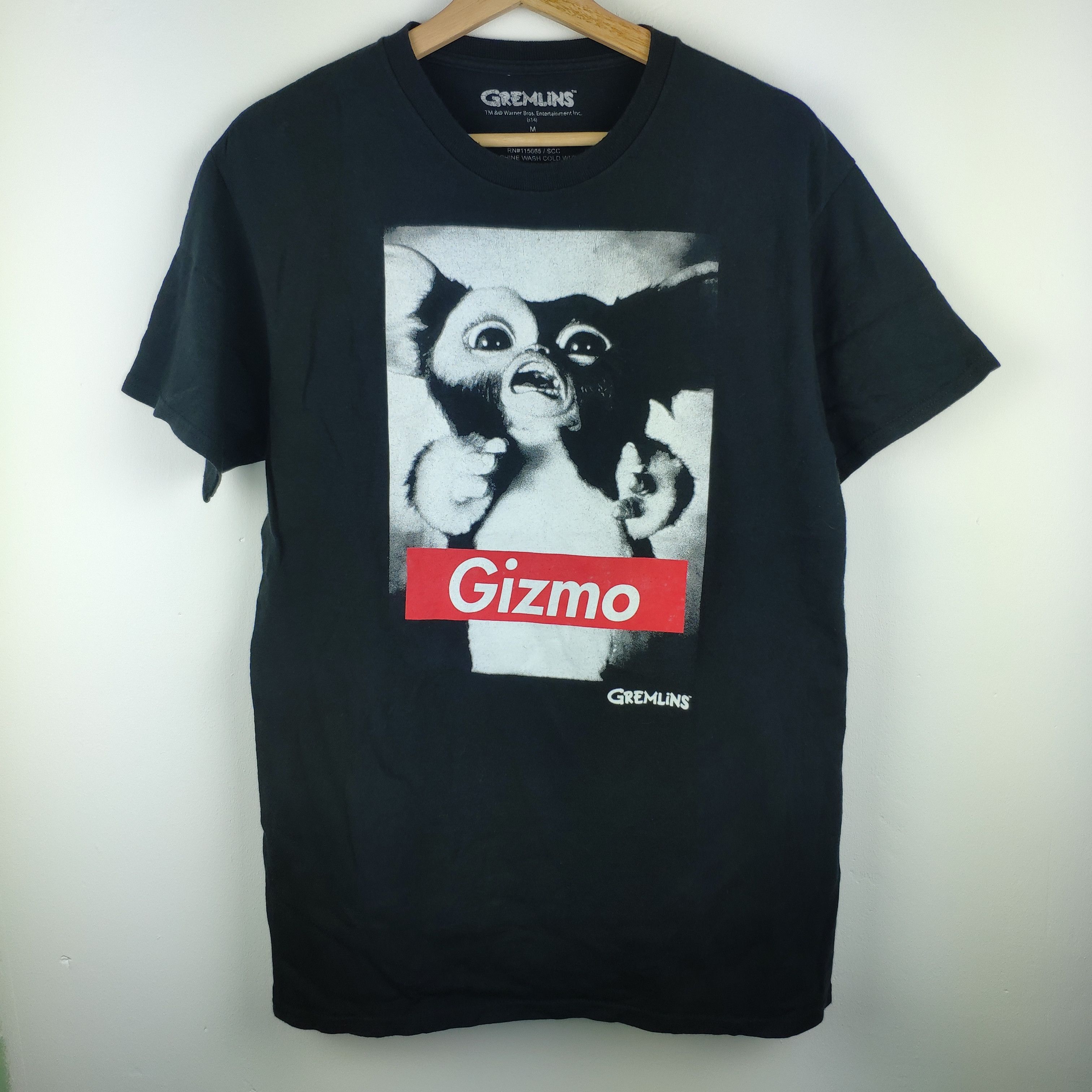 Other Steal Movie T Shirt Gremlins Gizmo Black Tee