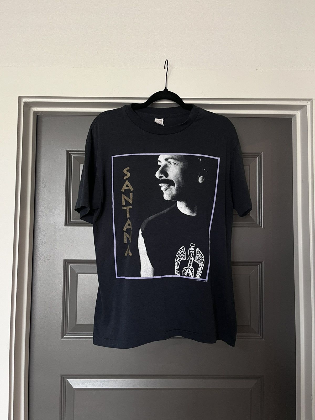 Band Tees X Vintage Vintage 1990 Carlos Santana Tee