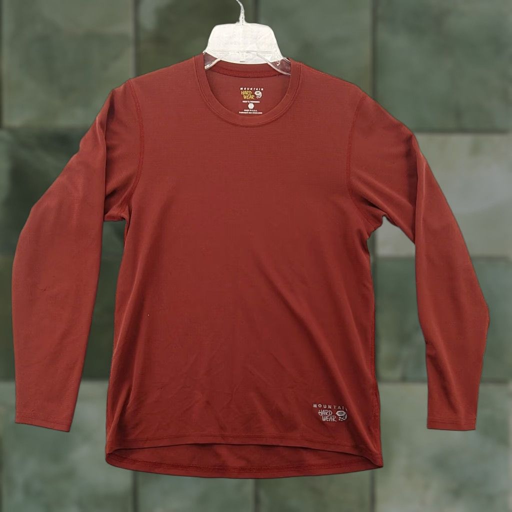 Hardwear Mountain Hard Wear Shirt Mens Small Long Sleeve Hiking Gym Casual Outdoors