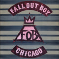 Vintage Fall Out Boy Chicago Manhead Rock Band Music Merch Red Large Graphic T Shirt Tee Hoodie, Sweatshirt