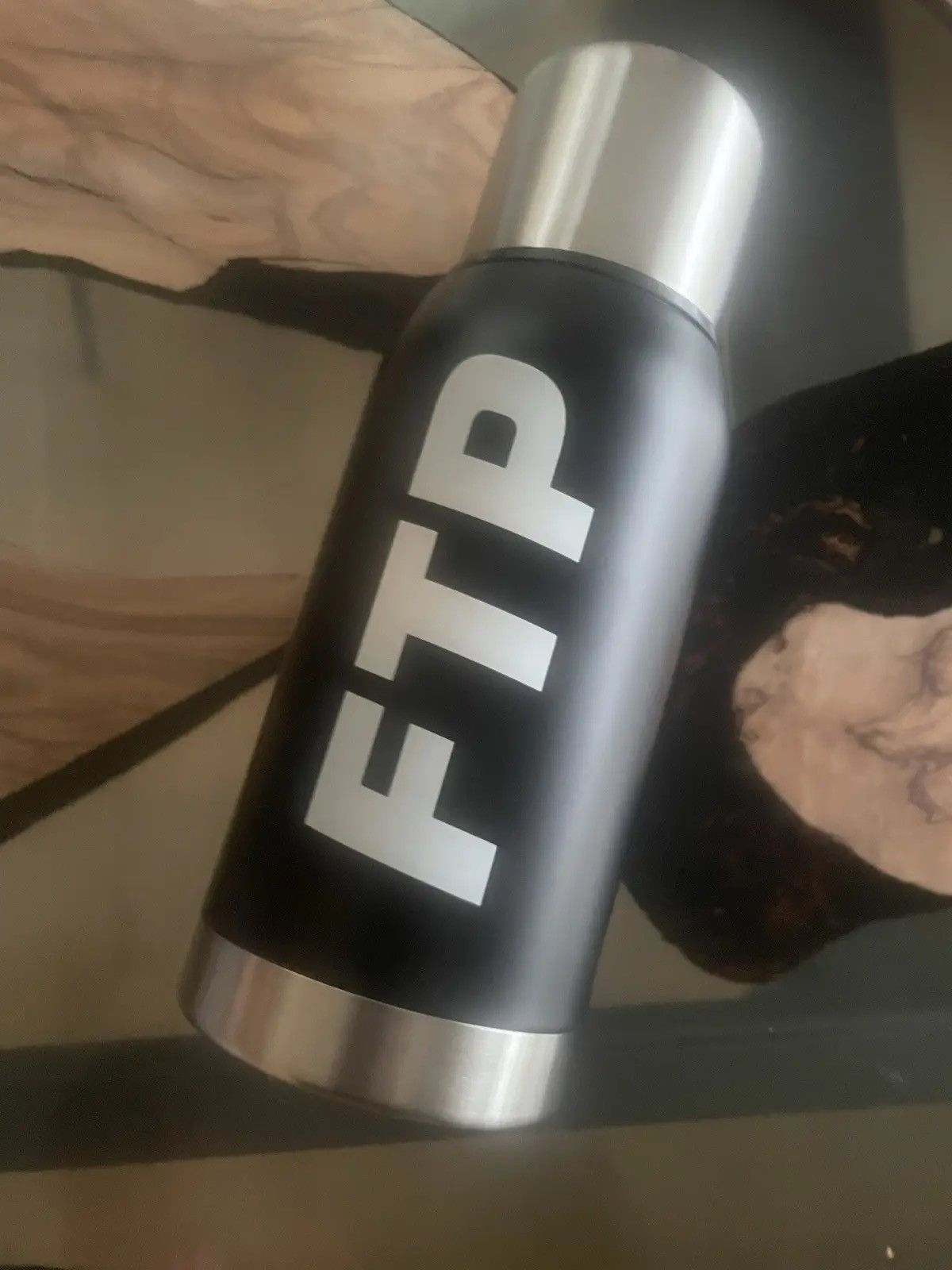 Fuck The Population Ftp Logo Metal Thermos New With Box 2023 Release