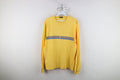Vintage 90s Starter Spell Out Long Sleeve T Shirt Yellow