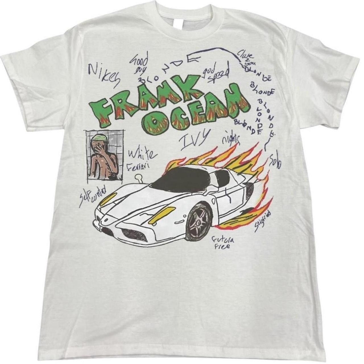 Gildan Frank Ocean White Ferrari Car Y2k Graphic Tshirt Hoodie, Sweatshirt | FlexRushtees.com