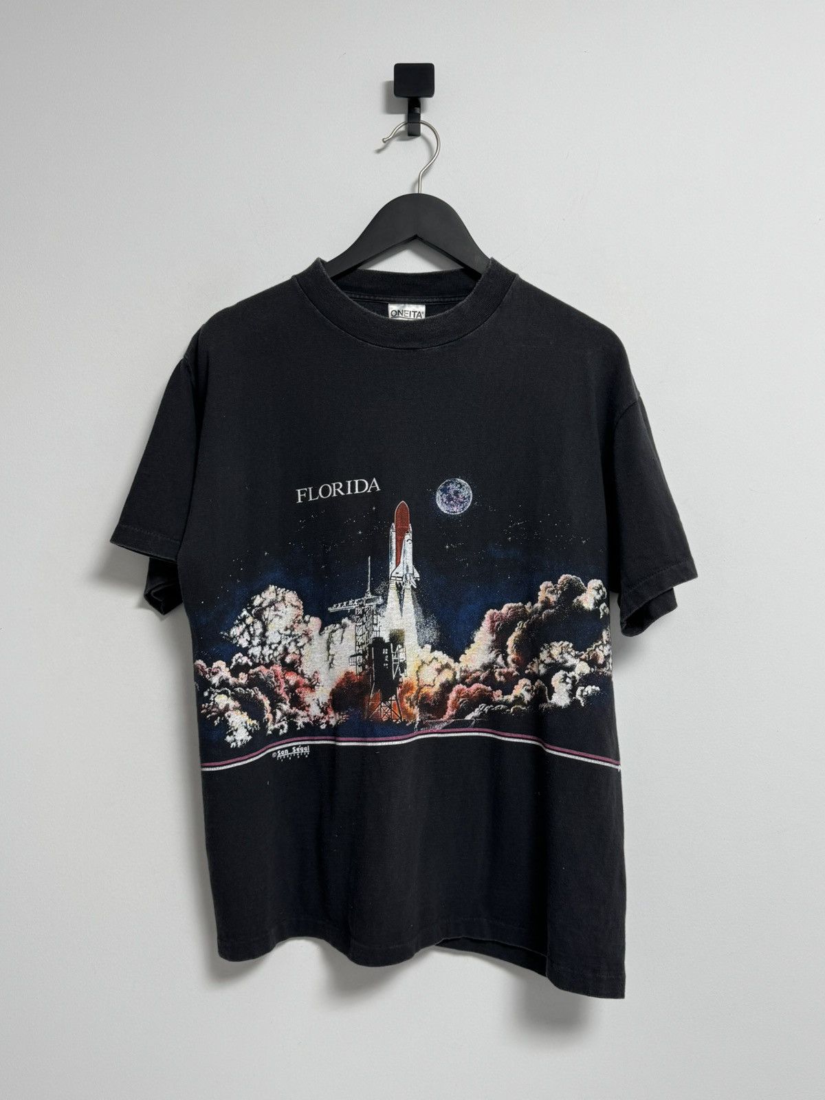Other Vintage Florida Nasa Kennedy Space Over Print Shirt Tee Rare Hoodie, Sweatshirt | FlexRushtees.com
