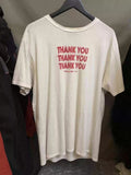 Simons Raf Simons 17ss Thank You Slogan Short Sleeve 2505