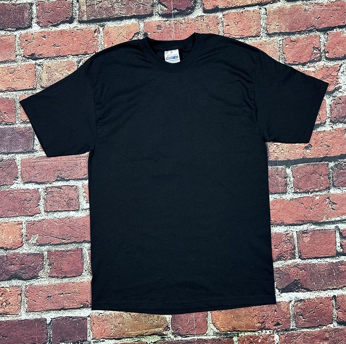Vintage Hanes Heavyweight 50 50 Black Blank T Shirt Y2k