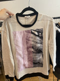 Lang Helmut Lang Whige Graphic Crewneck T-Shirts, Hoodie, Sweatshirt | FlexRushtees.com