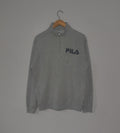Vintage Fila Classic From 1990s Quater Zipper Sweatshirt Size M L