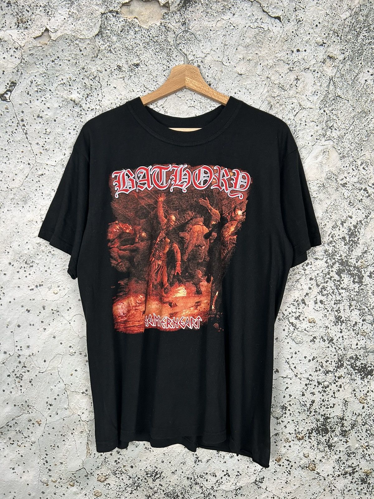 Band Tees Vintage Bathory Black Metal Rock Band Tee Rare Grunge Hoodie, Sweatshirt | FlexRushtees.com