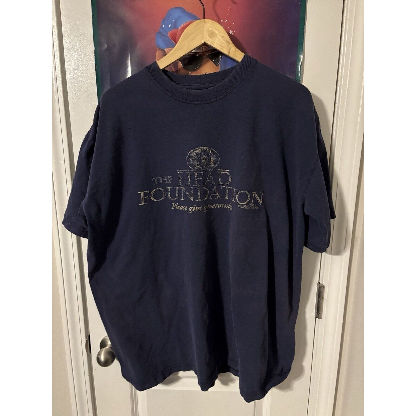 Other Vintage The Head Foundation Blue Funny T Shirt Generously Hoodie, Sweatshirt | FlexRushtees.com