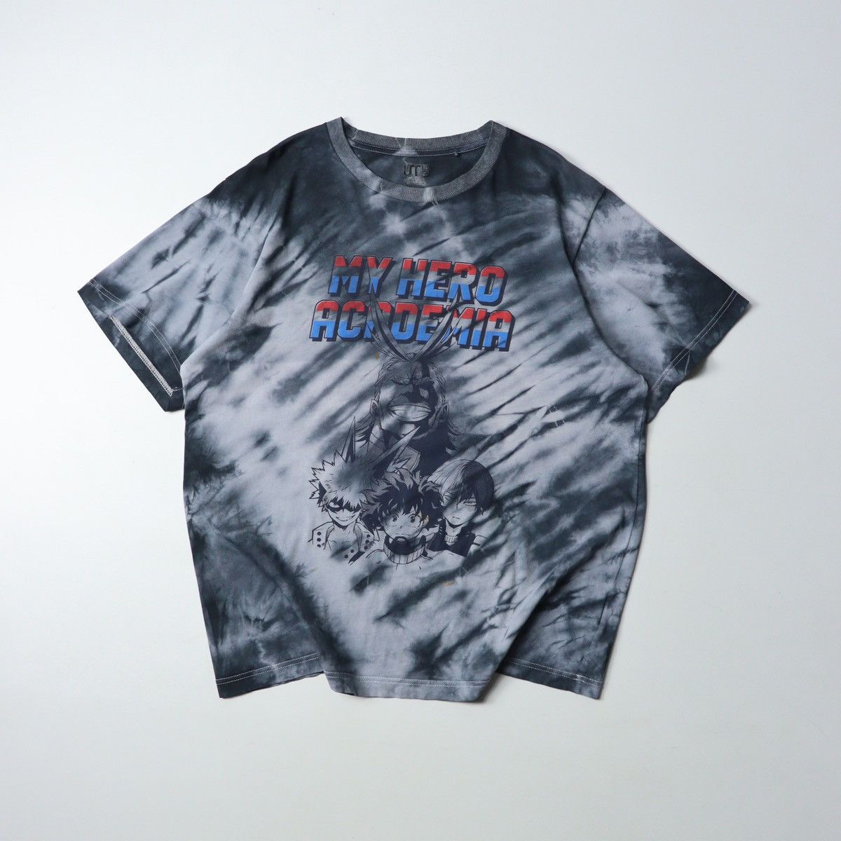 Uniqlo My Hero Academia T Shirt Tie Dyed Anima Graphic Rare