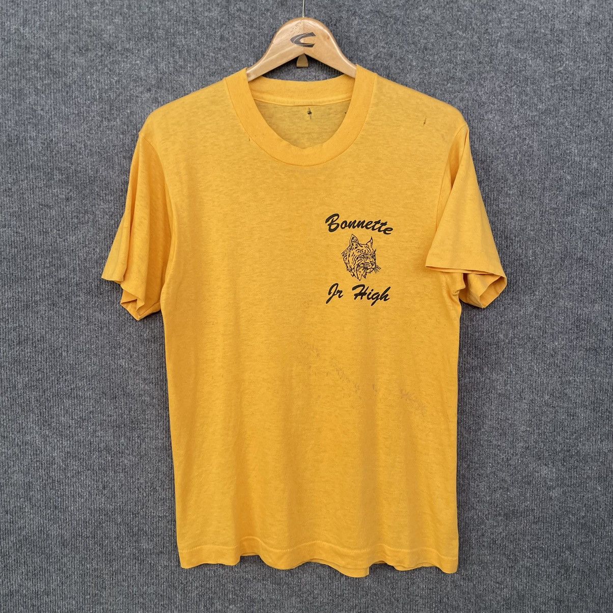 Vintage 1980s Bonnette Junior High School T Shirt Hoodie, Sweatshirt | FlexRushtees.com