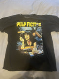 Vintage Pulp Fiction Tee Black Hoodie, Sweatshirt | FlexRushtees.com