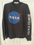 Vintage Nasa Classic Logo United States American Flag
