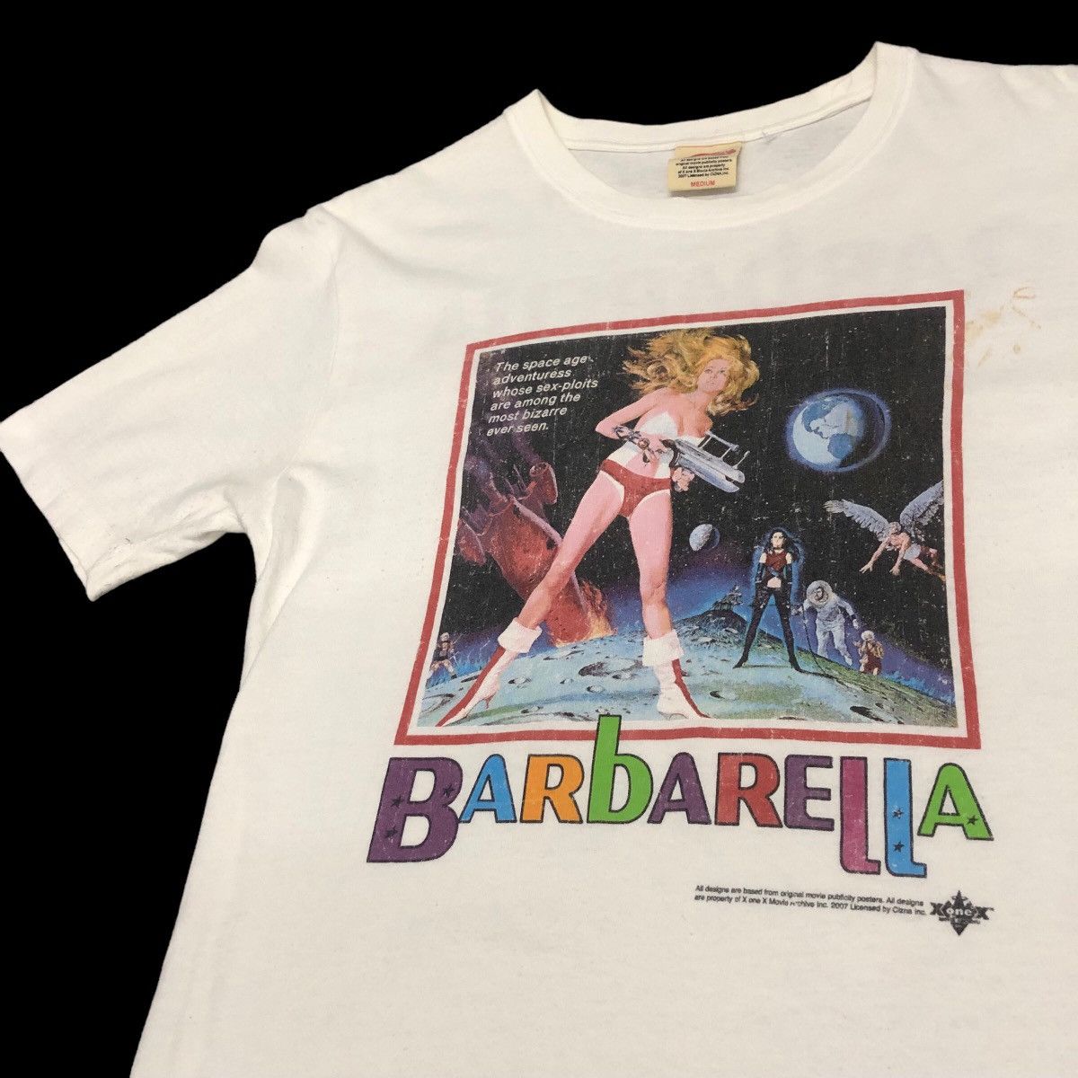 Sci Fi Fantasy Barbarella 60s Scifi Movie Poster Tshirt