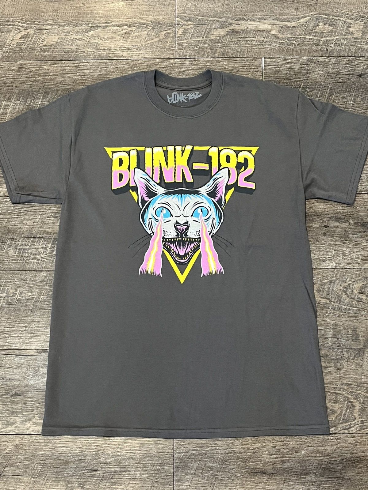 Vintage Blink 182 Gray Tee Shirt Size Medium Hoodie, Sweatshirt | FlexRushtees.com