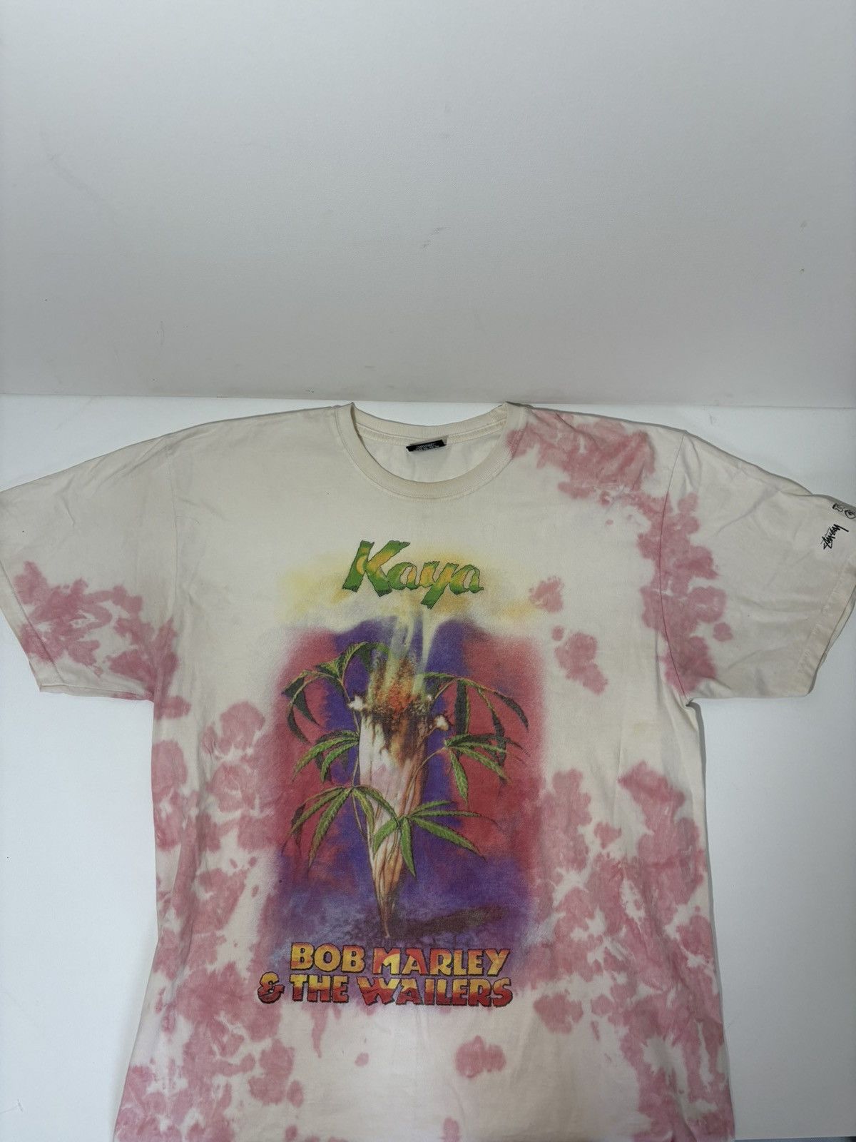 Bob Marley X Stussy Stussy X Bob Marley And The Wailers Tye Dye Tee Size Large Hoodie, Sweatshirt | FlexRushtees.com