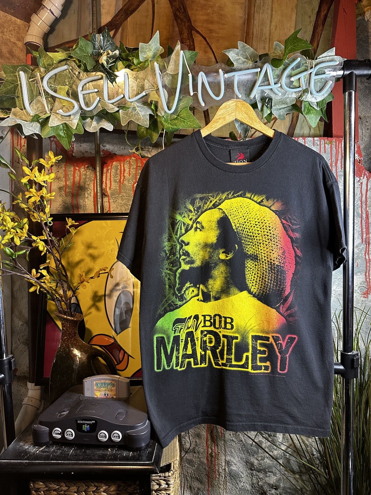 Vintage 2008 Bob Marley Rasta Weed Music Aop Tshirt Hoodie, Sweatshirt | FlexRushtees.com