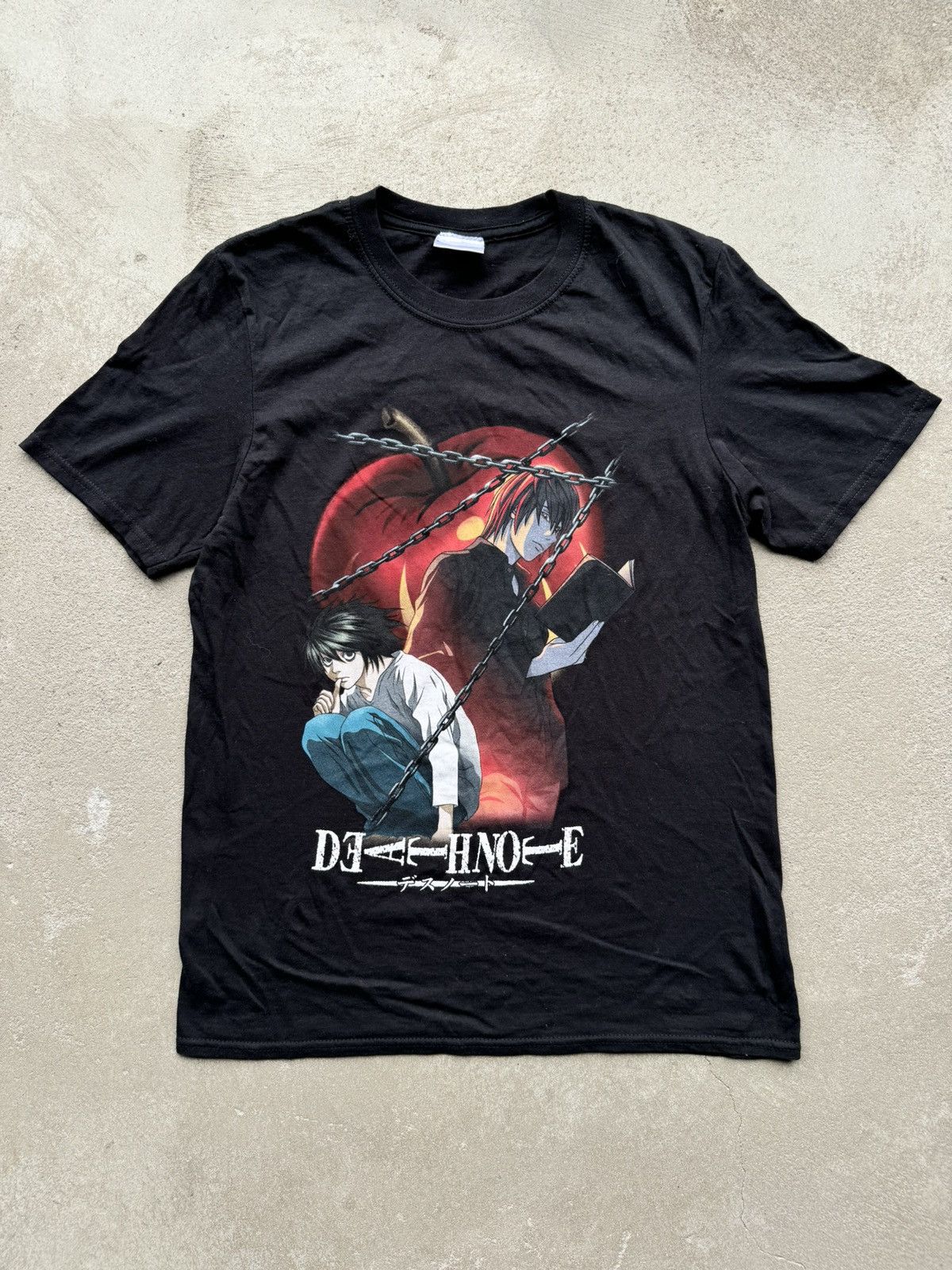 Vintage Death Note Y2k Anime Print Tee Manga Grail Hoodie, Sweatshirt | FlexRushtees.com