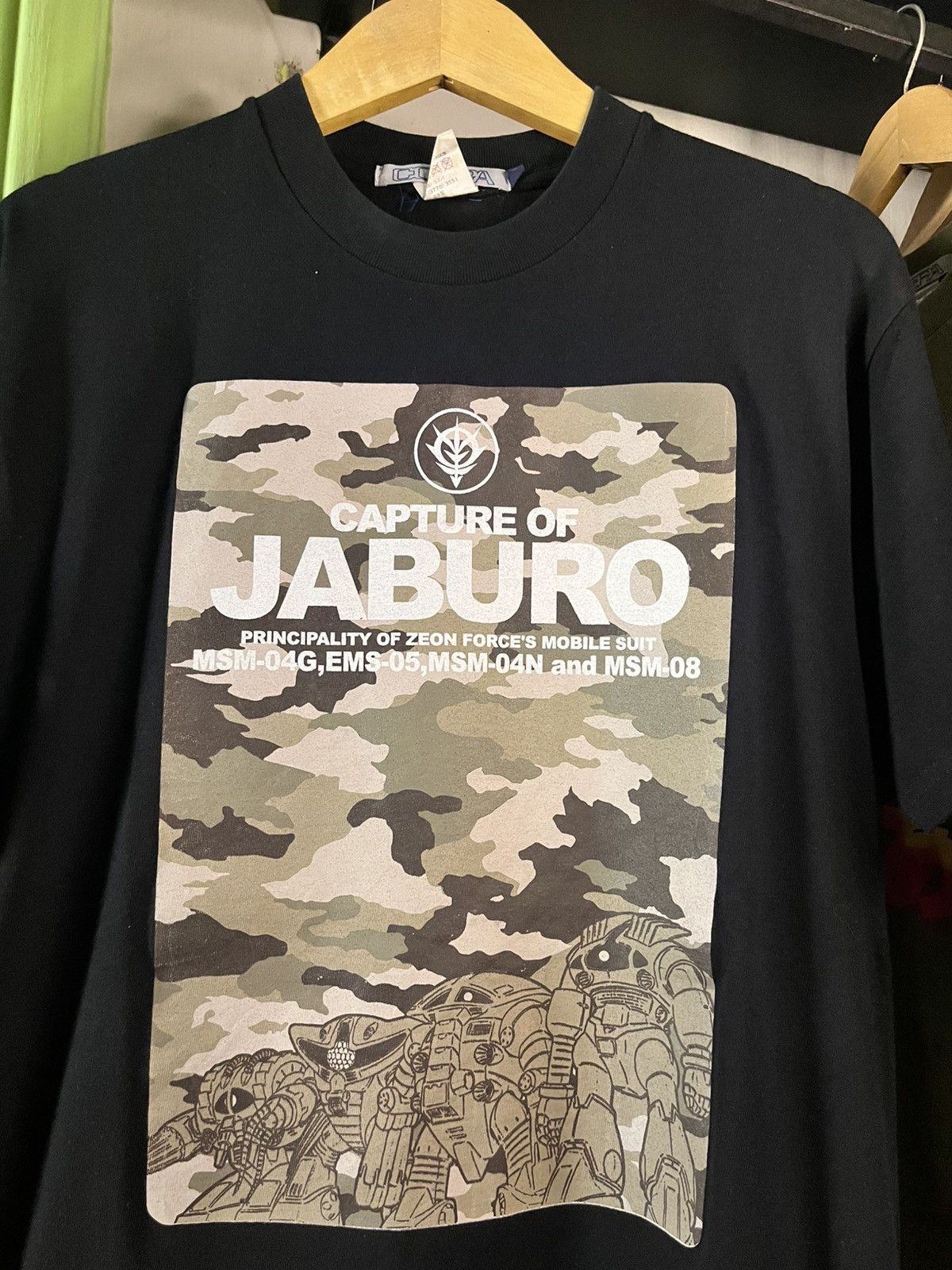 Anime Rare Vintage Gundam Zeon Capture Of Jaburo Anime T Shirt