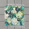 Vintage Van Gogh Shirt Mens Xl Gray Vase With White Roses Graphic Logo Art Tee Artist