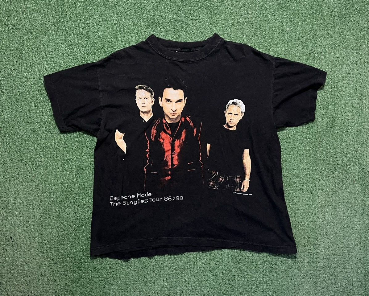 Vintage Depeche Mode Tee Vintage 1998 The Singles Tour Hoodie, Sweatshirt | FlexRushtees.com