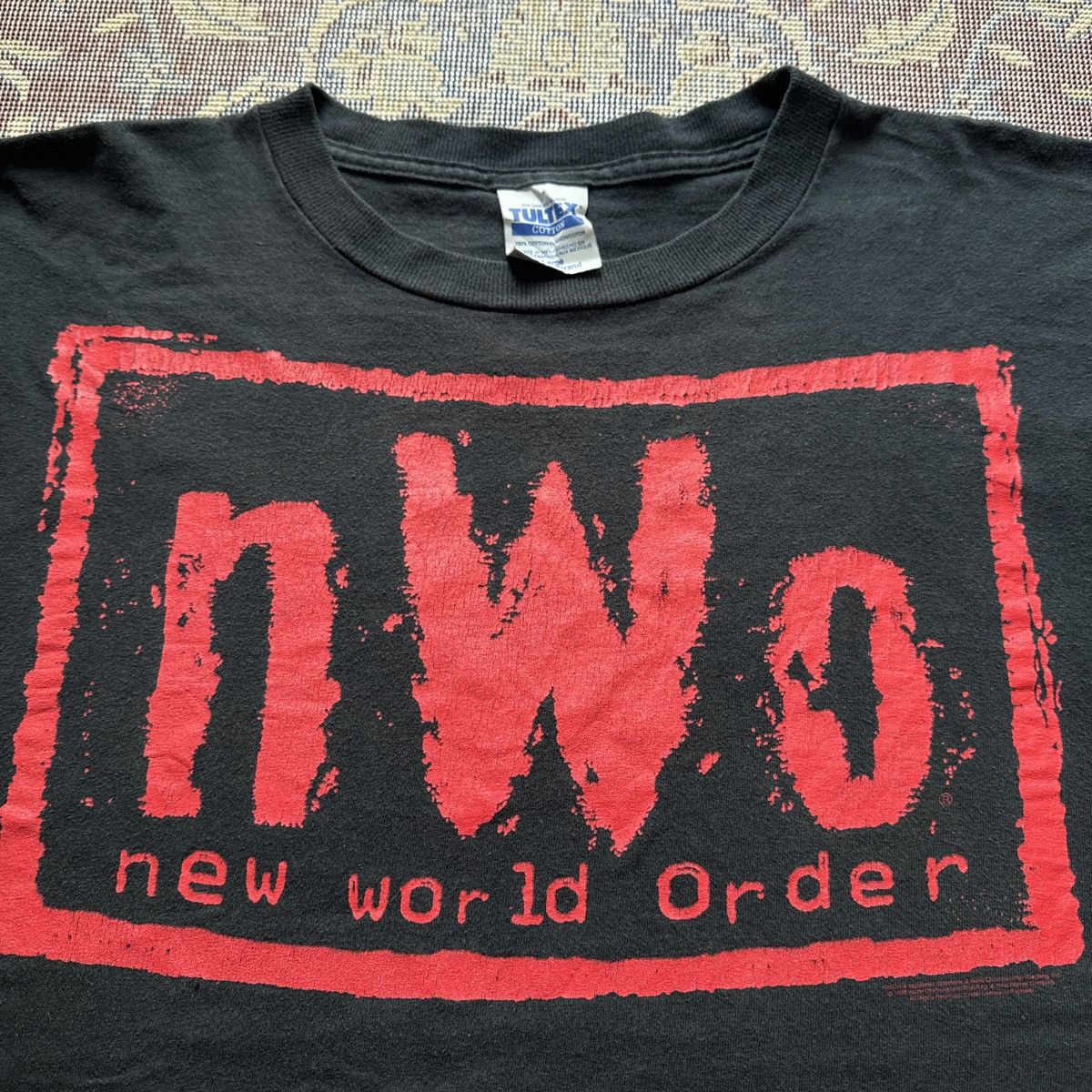 Wcw Nwo 90s Nwo Logo New World Order Wrestling Tee Raw Smackdown Hoodie, Sweatshirt | FlexRushtees.com