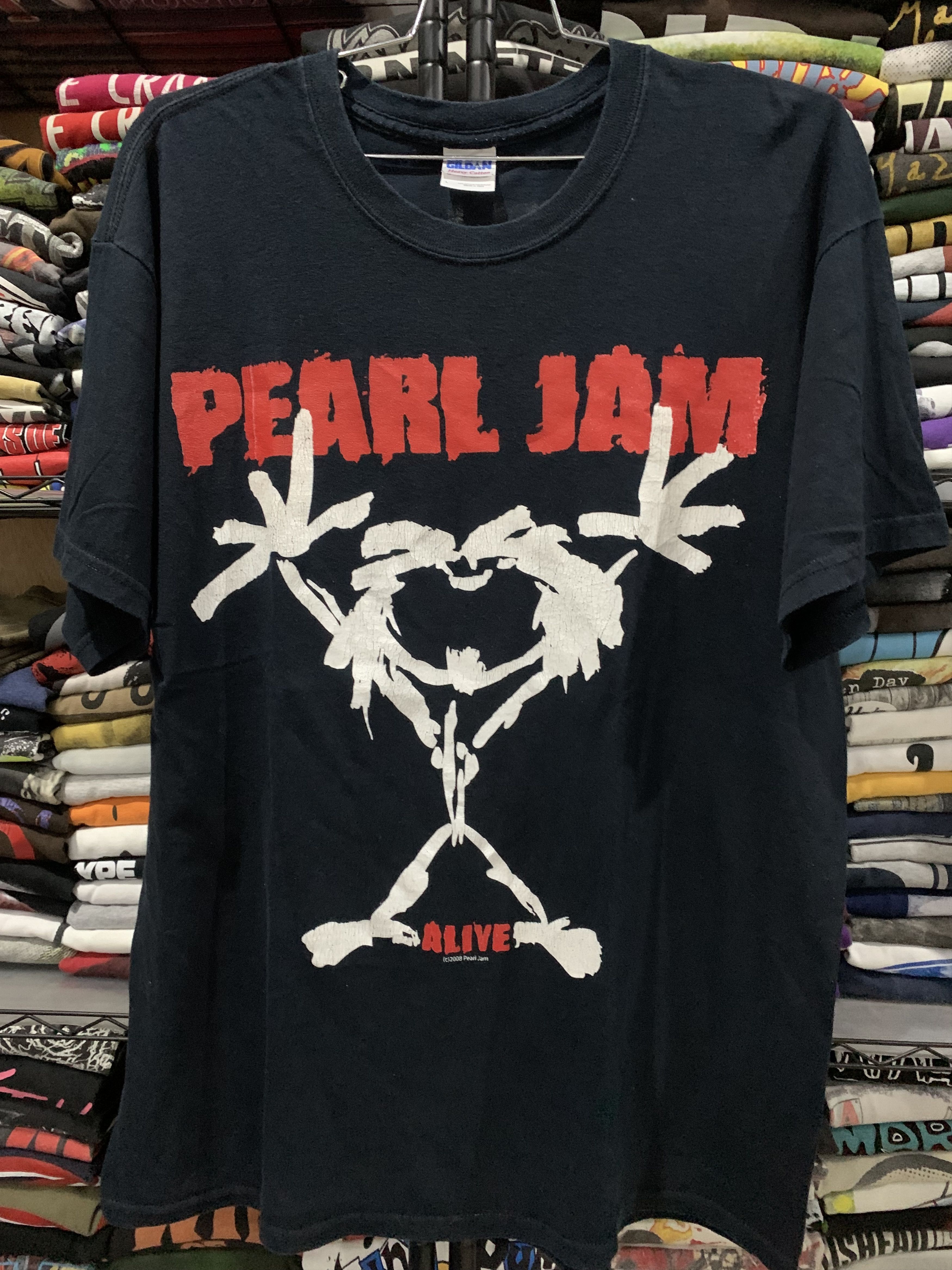 Band Tees Vintage 2008 Pearl Jam Alive Hoodie, Sweatshirt | FlexRushtees.com