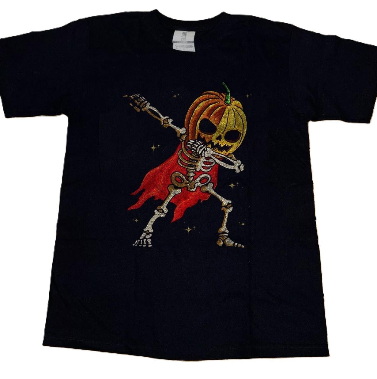 Gildan Dabbinng Halloween Skeleton T Shirt Hoodie, Sweatshirt | FlexRushtees.com
