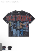 Vale Forever Tag Big Tee Black Hoodie, Sweatshirt | FlexRushtees.com