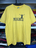 Mogwai Vintage Y2k Yellow Rock Band T Shirt 2000s
