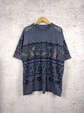 Vintage Surfing T Shirt Aztec Print F 006