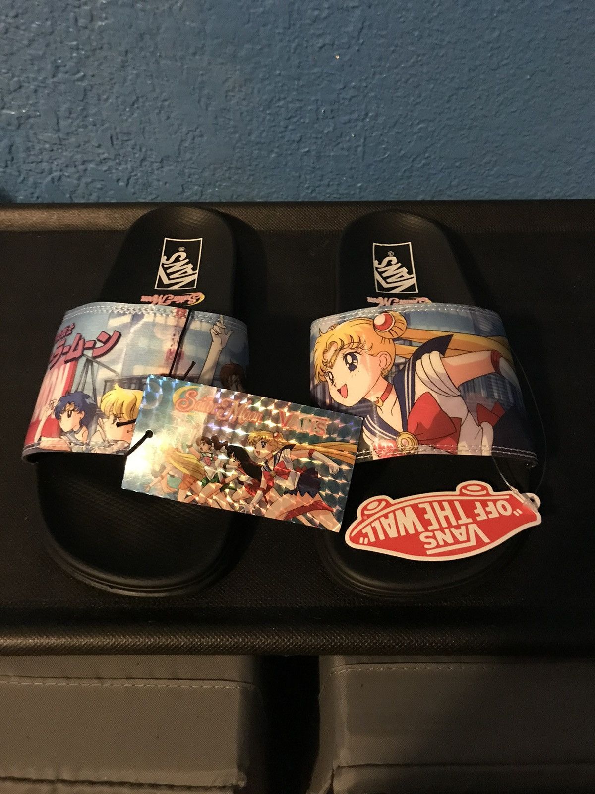 Vintage New Vans X Pretty Guardian Sailor Moon La Costa Slides W S 7