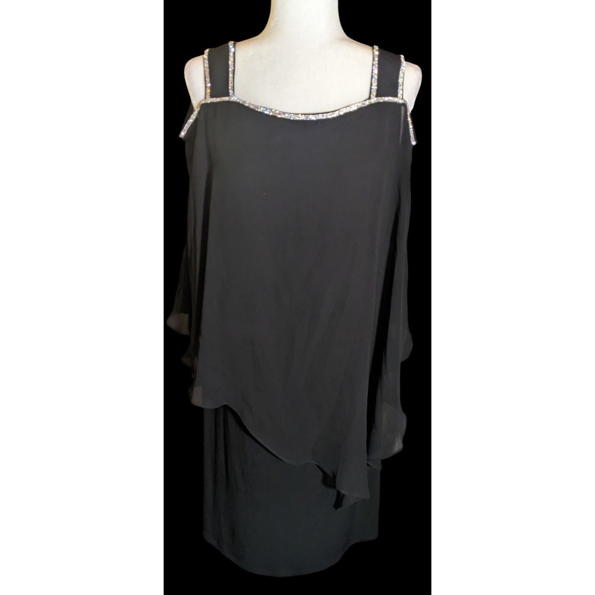 Other Vintage Glam Goth Glamour Nights Layered Chiffon Cocktail Dr T-Shirts, Hoodie, Sweatshirt | AU16VibeMintTees.com
