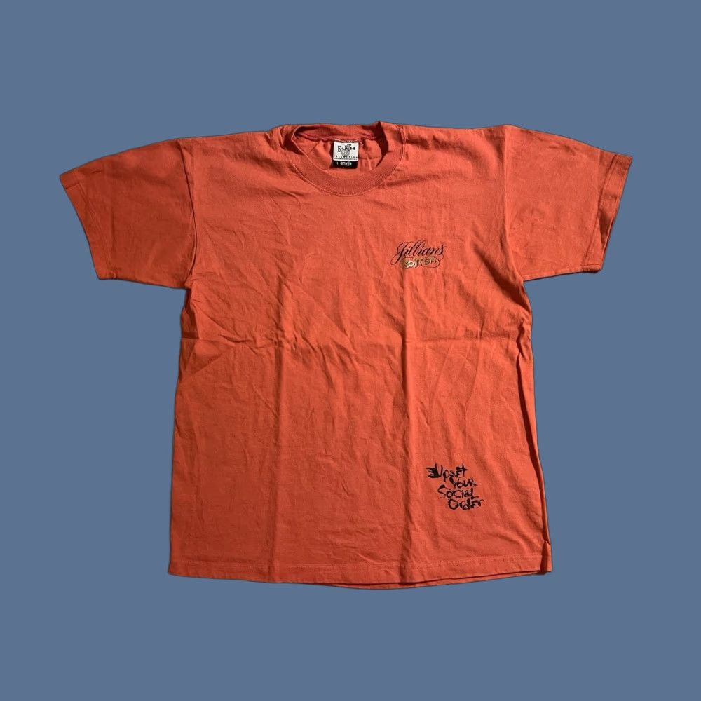 Anvil Vintage Jillian S Boston Billiards Mao Tse Tung Quote Shirt Men S L Orange 90s Hoodie, Sweatshirt | FlexRushtees.com