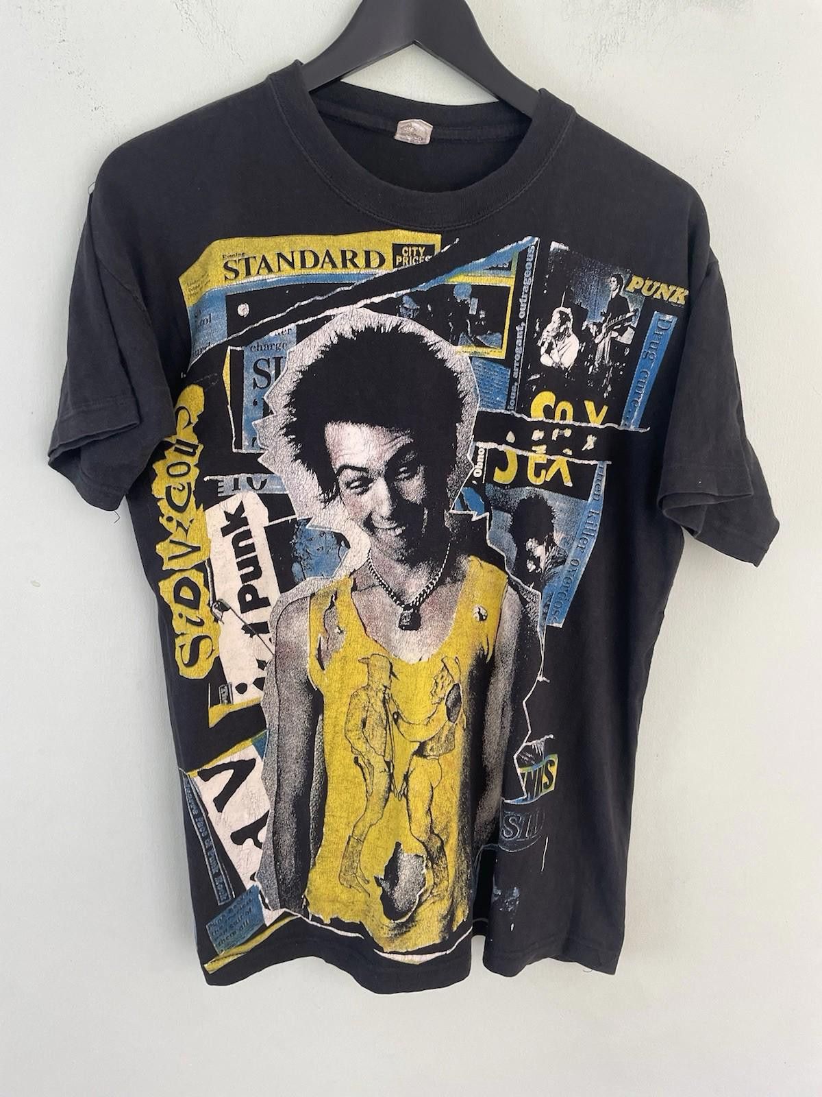 Maison Margiela Vintage Sex Pistols 90s Sid Viscous T Shirt Medium Large Hoodie, Sweatshirt | FlexRushtees.com