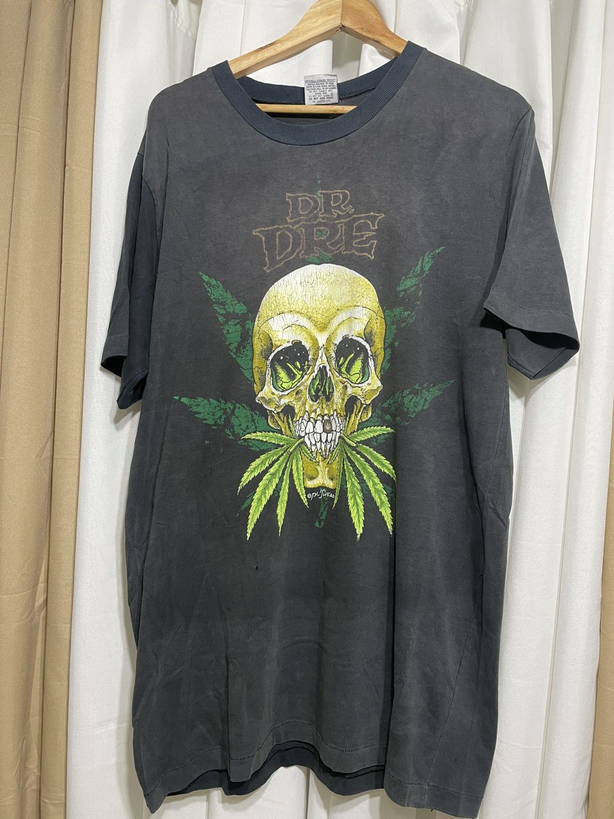 Rap Tees Vtg Rare Dr Dre Pushead In Bud We Trust Rap Tee Hoodie, Sweatshirt | FlexRushtees.com
