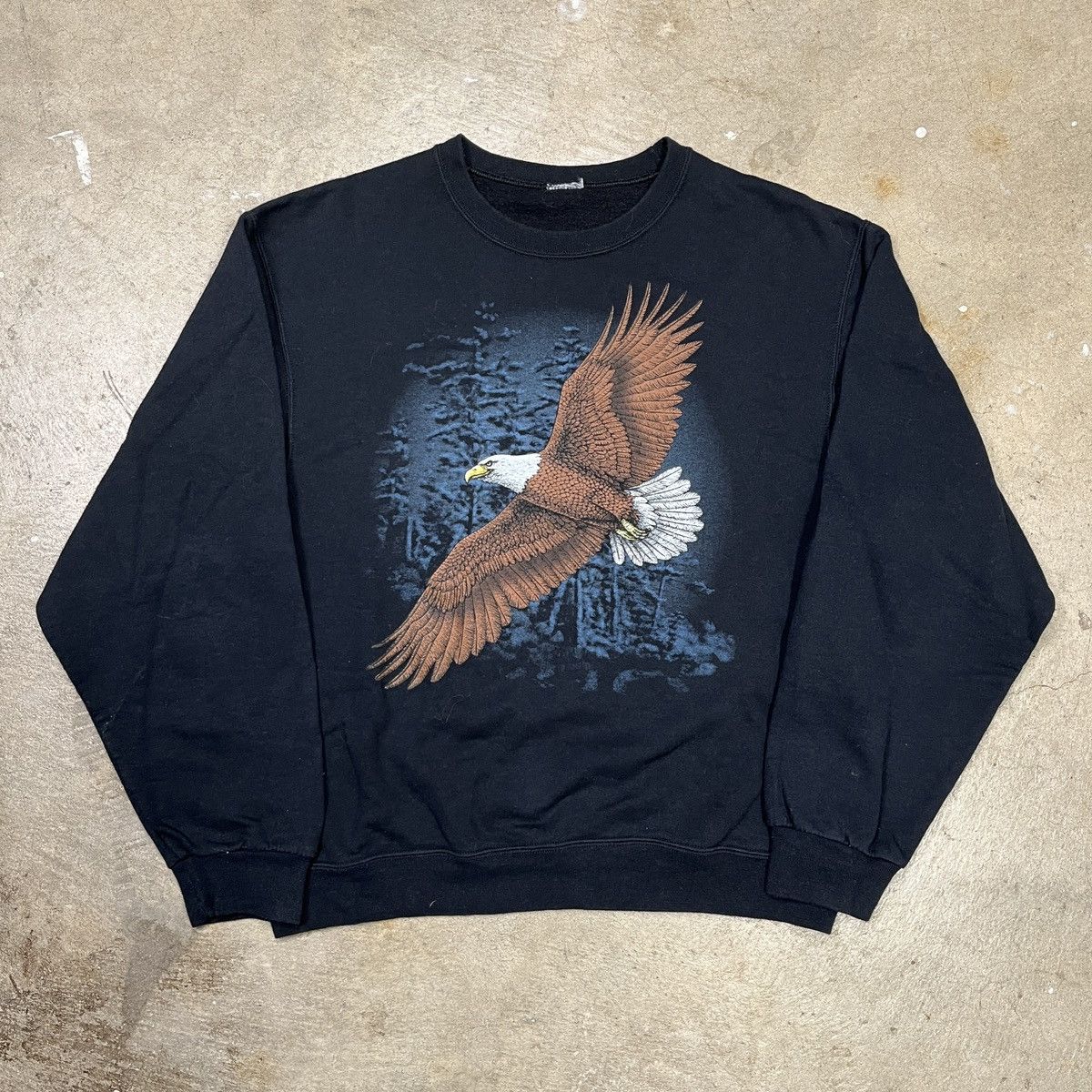 Vintage Eagle Graphic Sweatshirt Nature T-Shirts, Hoodie | FlexRushtees.com