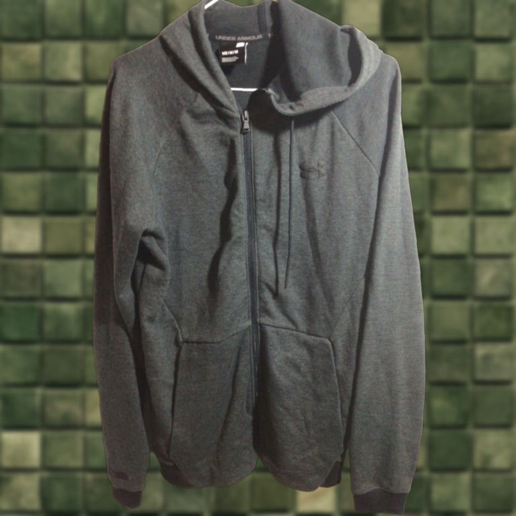 Armour Under Armour Black Full Zip Hooded Sweatshirt M Men