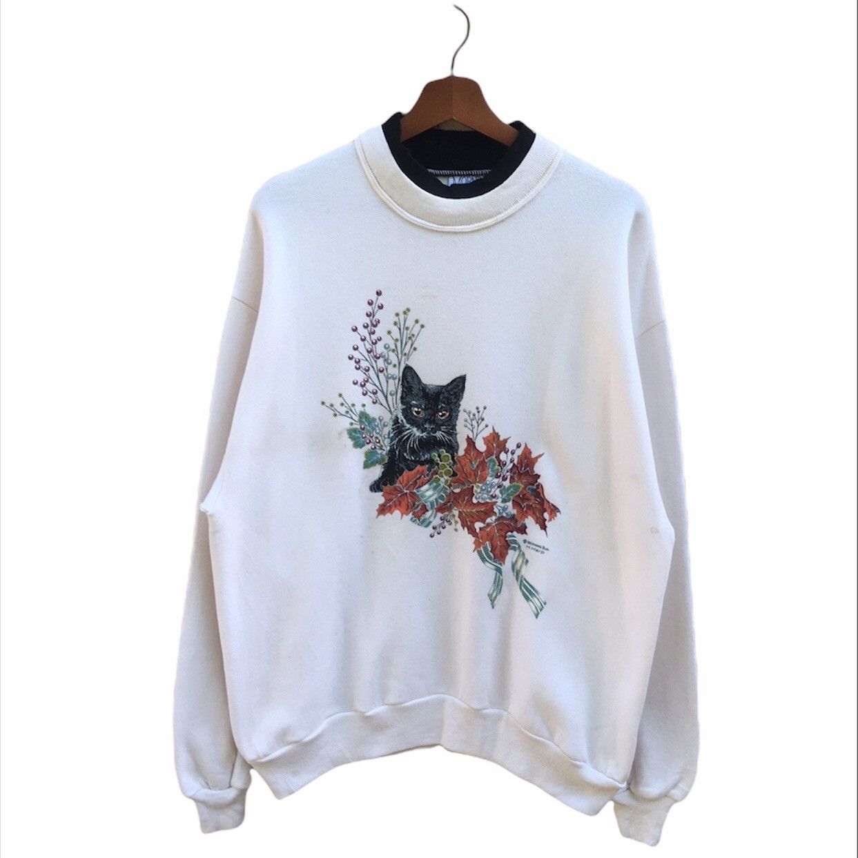 Vintage Jerzees Morning Sun H Harp Big Logo Sweatshirt